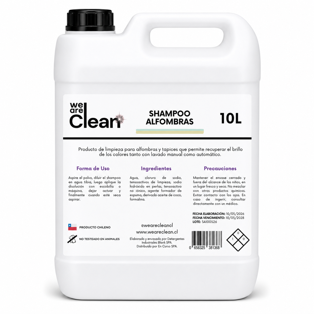 Shampoo de Alfombras
