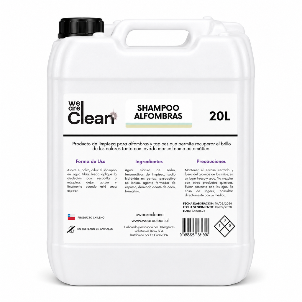 Shampoo de Alfombras