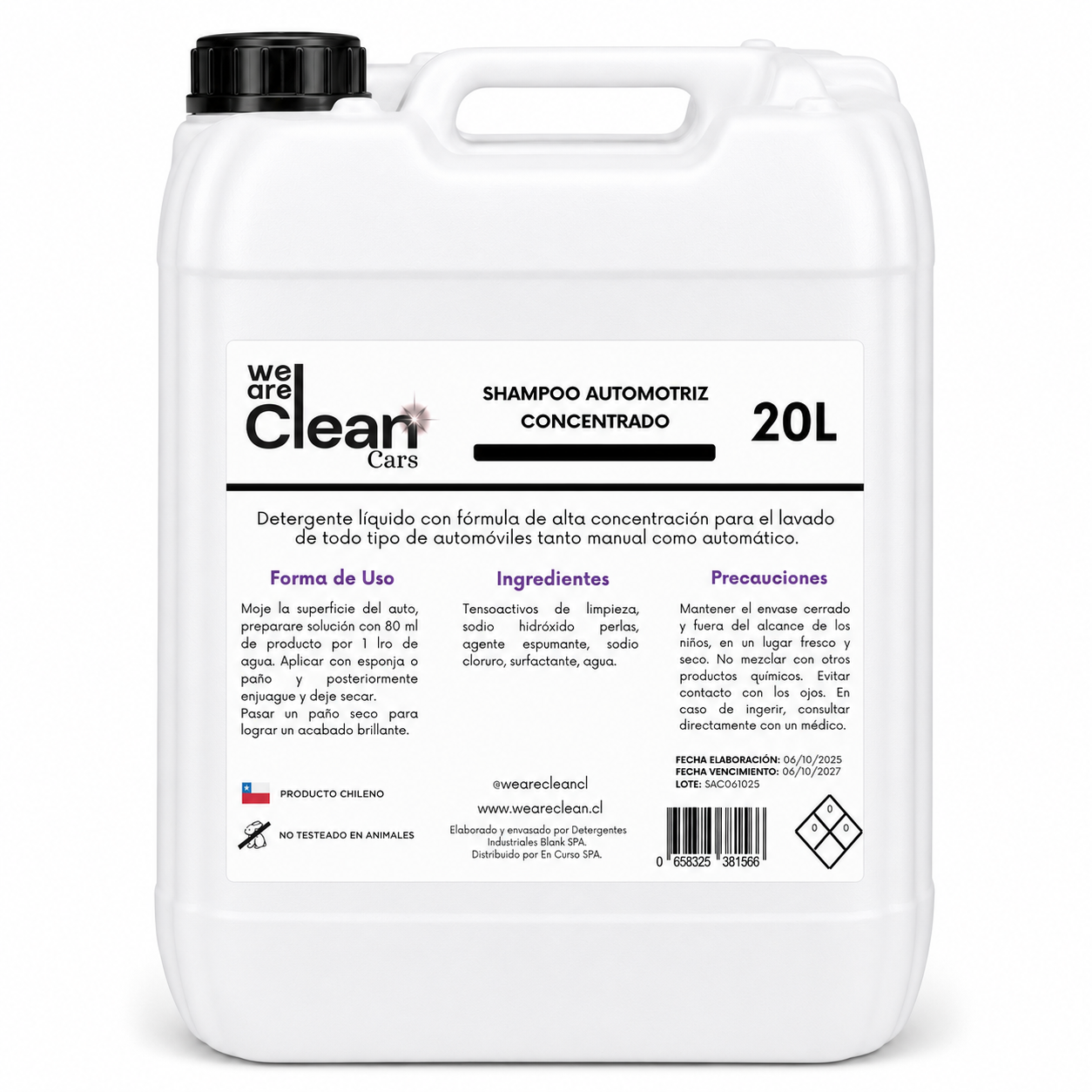 Shampoo Automotriz Concentrado