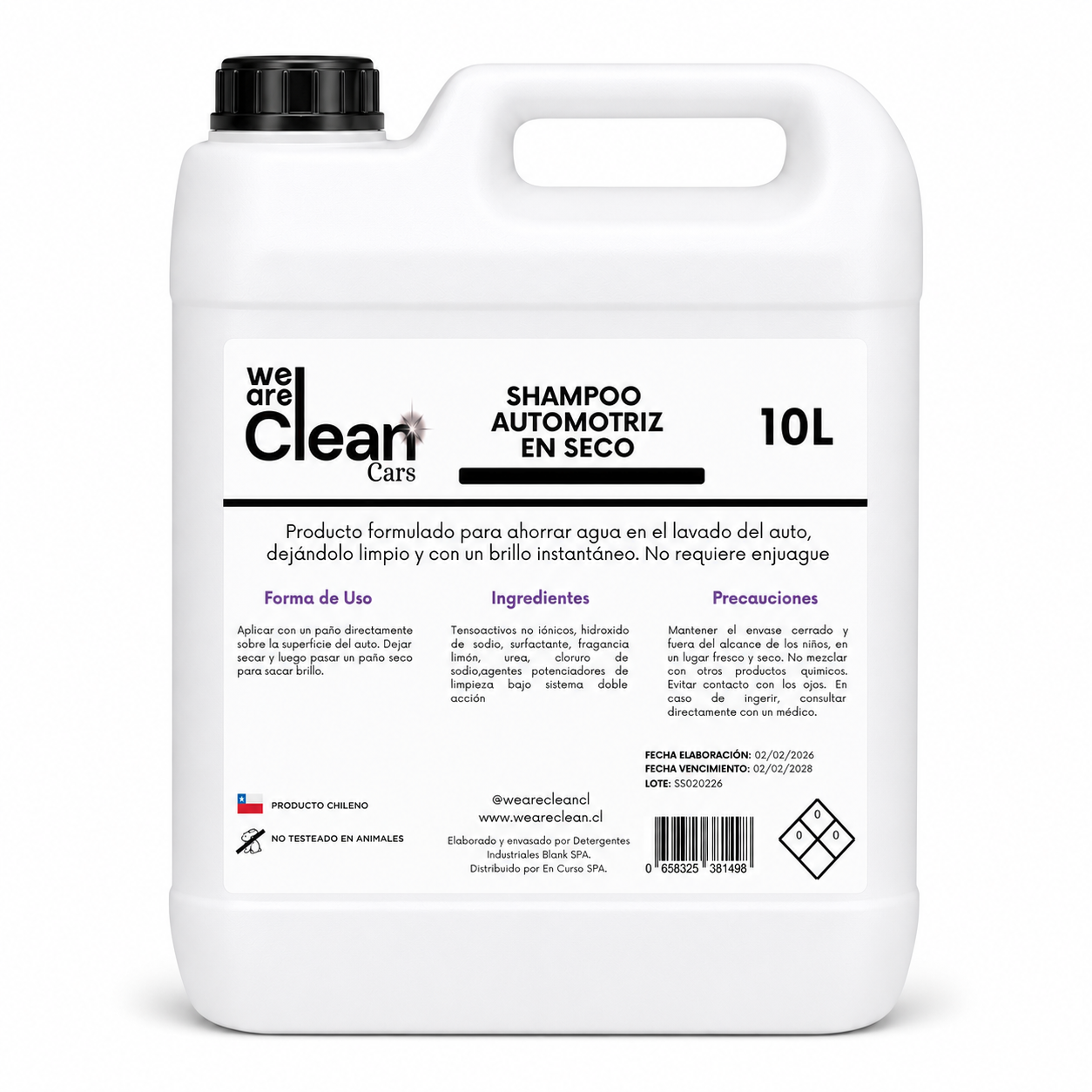 Shampoo en Seco Automotriz