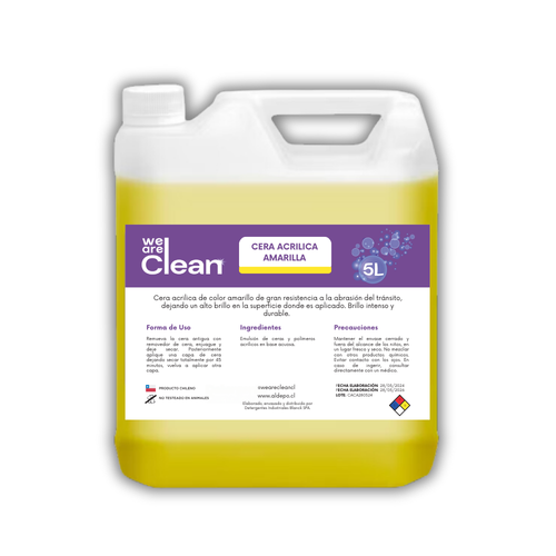Cera Acrilica Autobrillo 5 litros