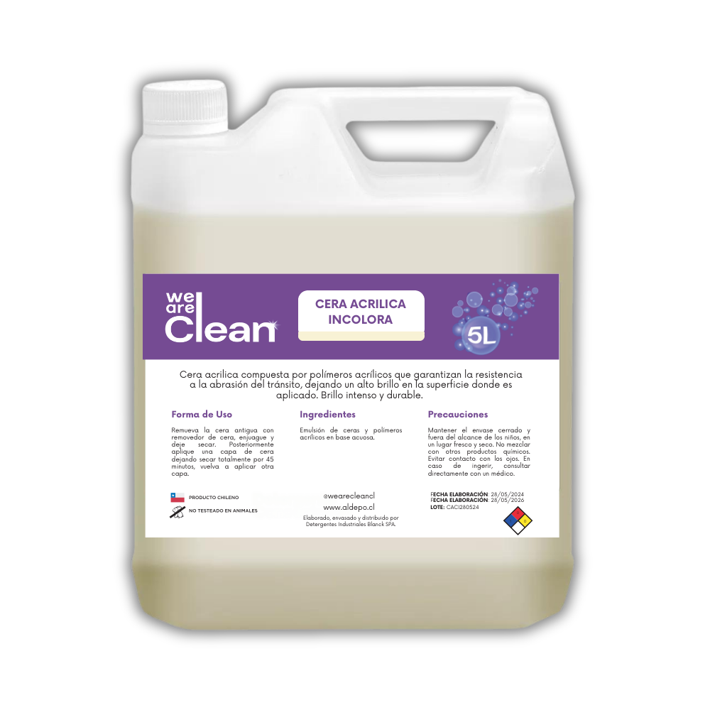 Cera Acrilica Autobrillo 5 litros