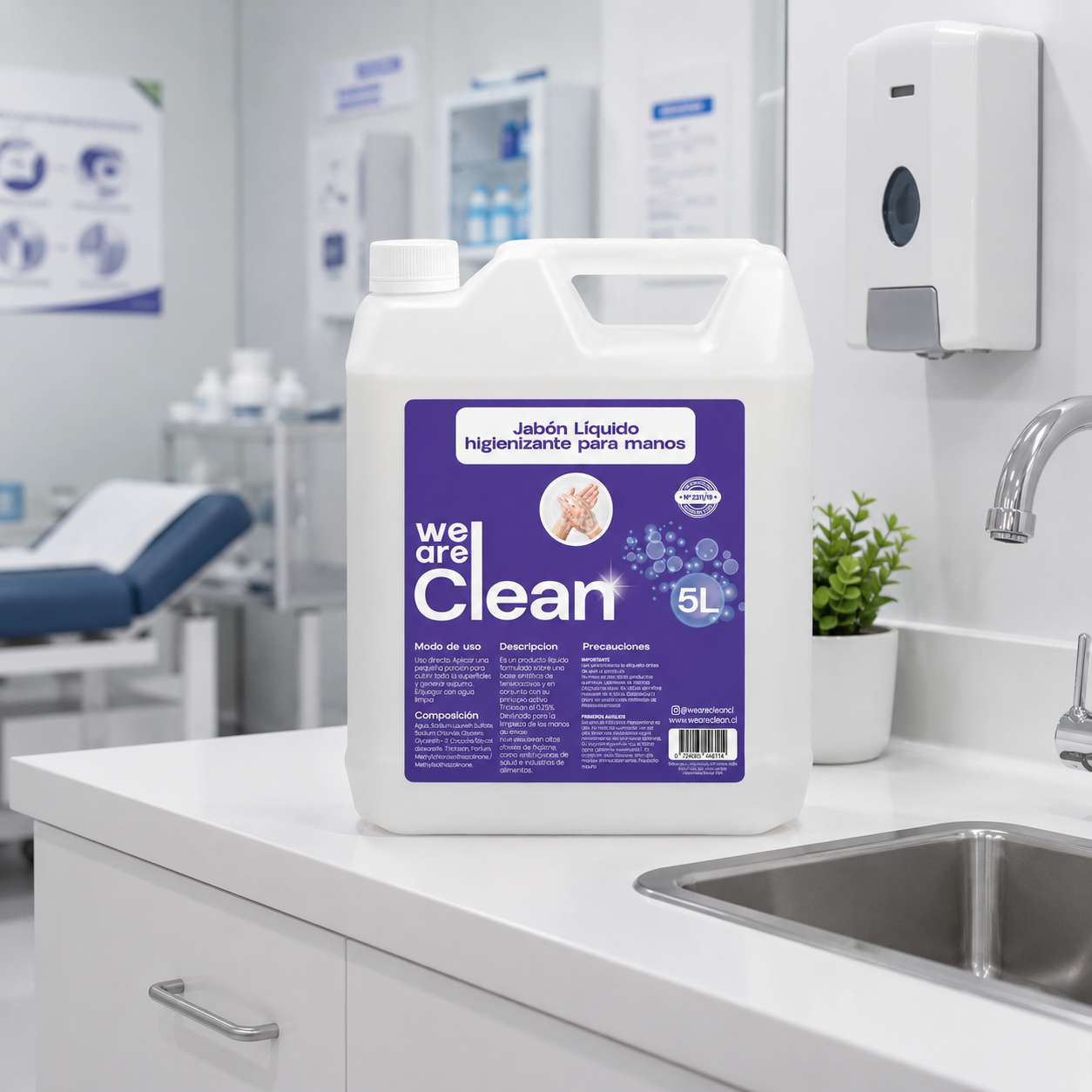 Jabon Higienizante Manos Triclosan 0,25%