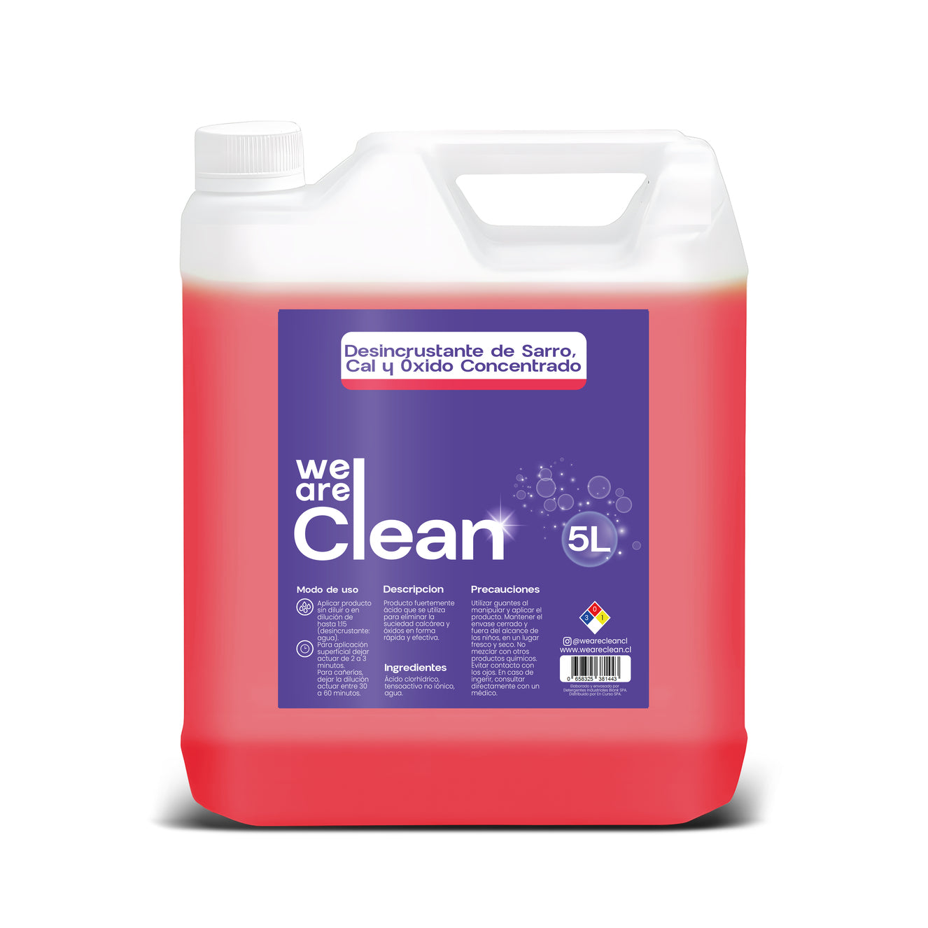 Desincrustante Ácido 5 litros