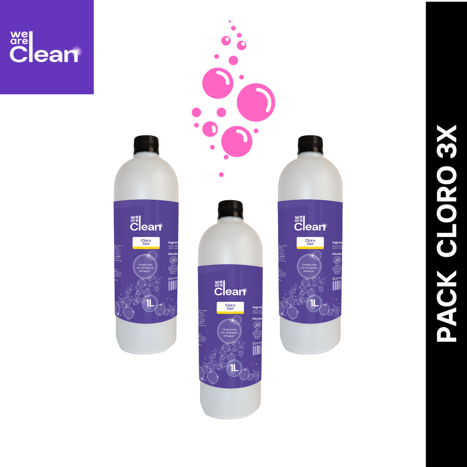 Pack Cloro Gel 3X