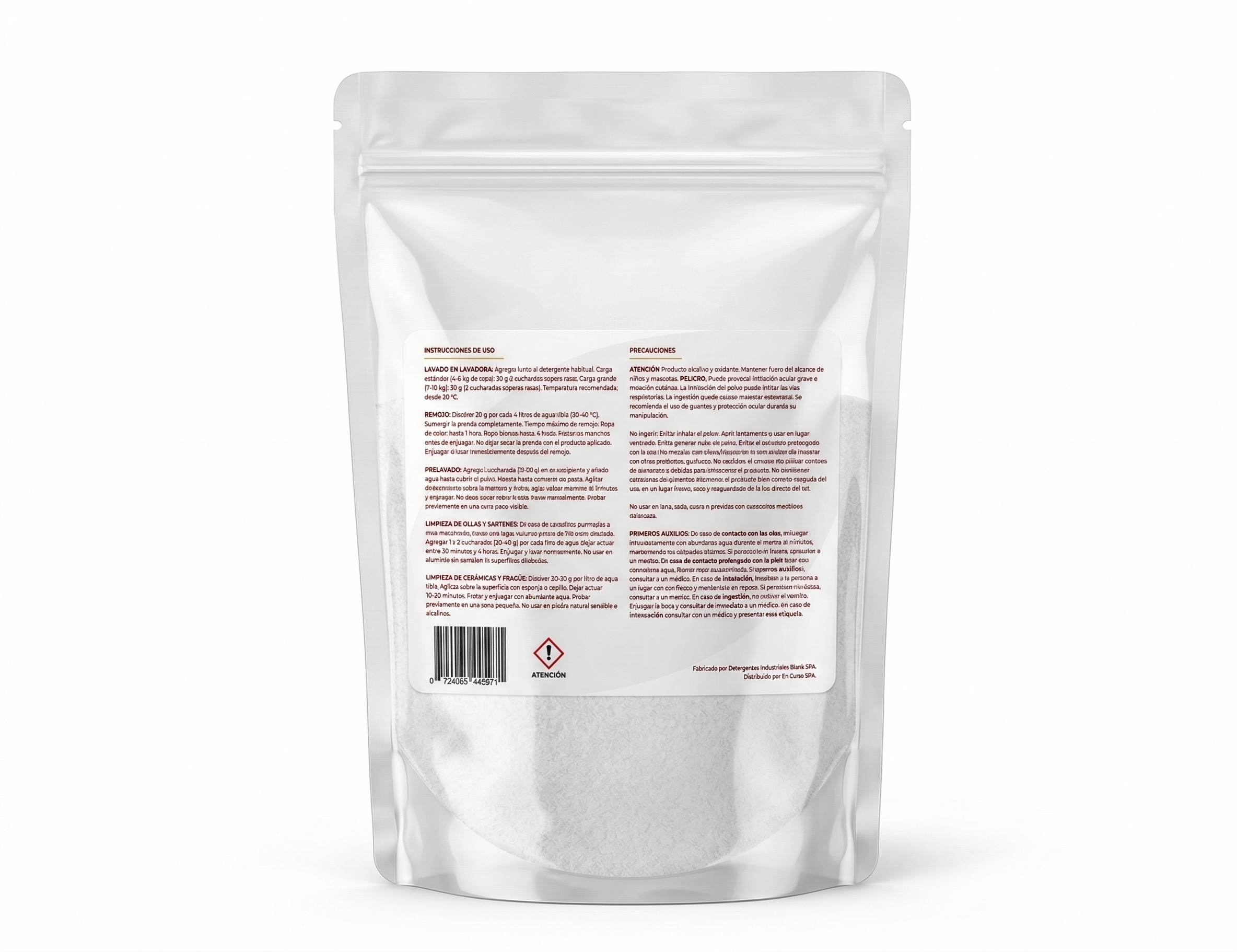 Quitamanchas Oxicorte 1 kg - La Sucia Verdad