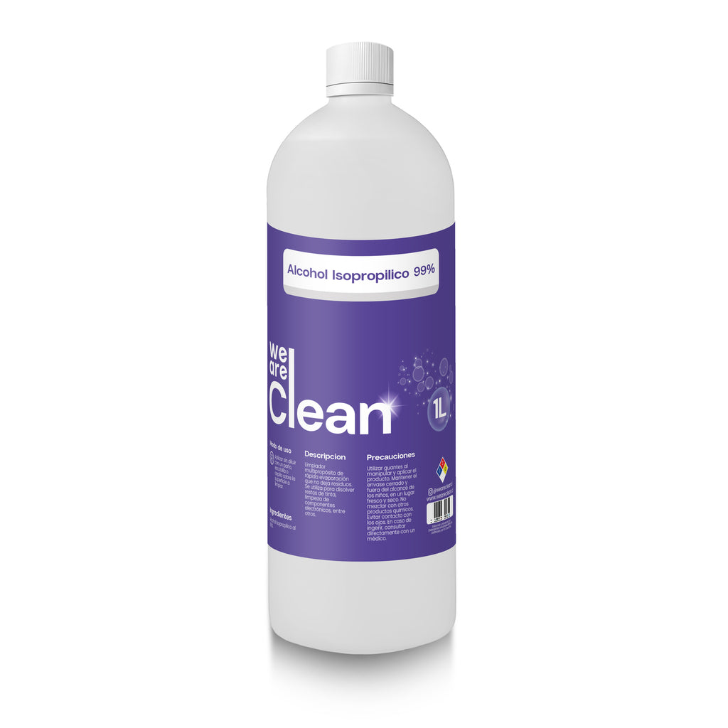 Alcohol Isopropilico 99% 1 y 5 litros Limpieza articulos electronicos
